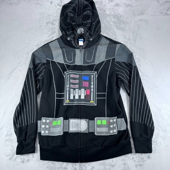 Star Wars Other - Star Wars Darth Vader Men's Large Black Costume Mask  Adult Hooded Sweatshirt